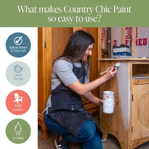 Country Chic All-in-One Chalk Paint - Sage Advice 4 oz - Furniture & Home Decor