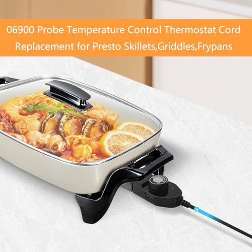 Replacement Temperature Control Probe Cord for Presto 06900 PR100 Electric Skillet