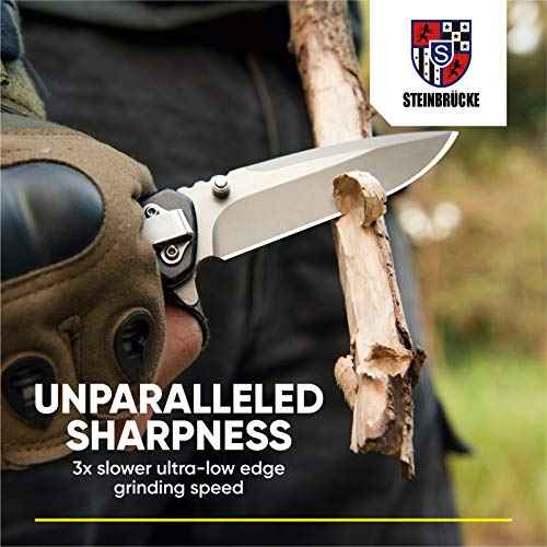 Elemake Pocket Knife with Clip - Camping Knife for Men, 3" Sandvik 14C28N Stainless Steel Blade, EDC Knives Gift for Men