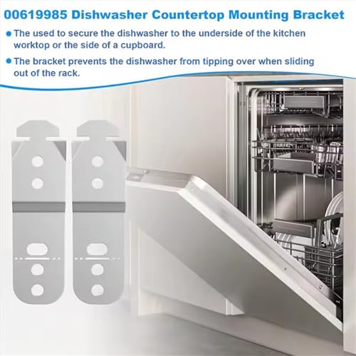 Dishwasher Mounting Bracket Kit | 2 Pack for Bosch & Similar Models