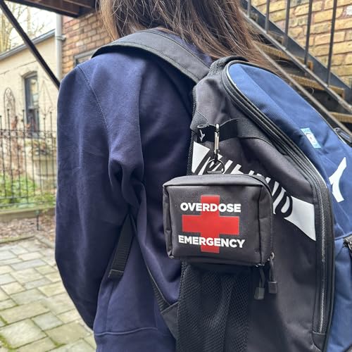 Overdose Emergency Response Kit Belt Pouch - Compact First Responder Storage