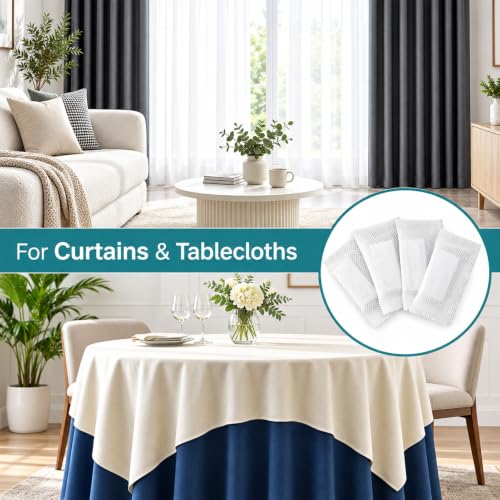 Adyoney 20Pcs 15g Curtain Weights for Drapes & Tablecloths, Discreet Home Decor Support