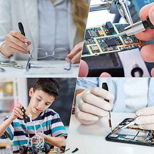 32 In 1 Small Screwdriver Set, Mini Magnetic Screwdriver Set ? Contains 30 Bits Precision Repair Tool Kit, Torx Screwdriver Tool Sets for Eyeglass, Watch, Phones, Laptop, Computers, Toys