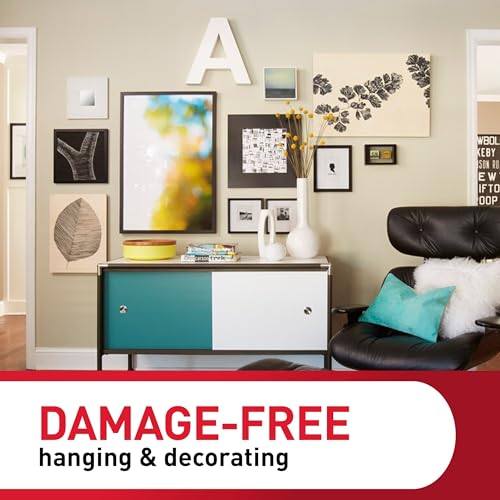 Command Large 5 lb Universal Wall Hangers with 6 Strips & Stabilizers - Large Variation