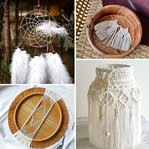 G2PLUS White Cotton String 2mm x 100m (328 Feet) Baking Twine for Craft & Cooking