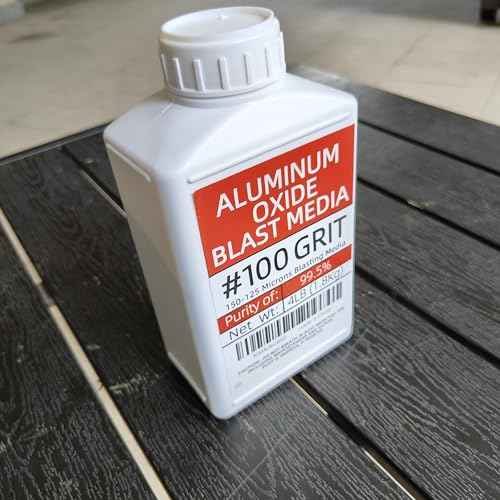 #100 Grit Aluminum Oxide Sandblasting Medium (4 Lbs/1.8 Kg) Fine Sandblasting Medium - Application: Used As Abrasive And Medium For Sandblasting Cabinets And Sandblasting Machines. (Purity 99.5%)