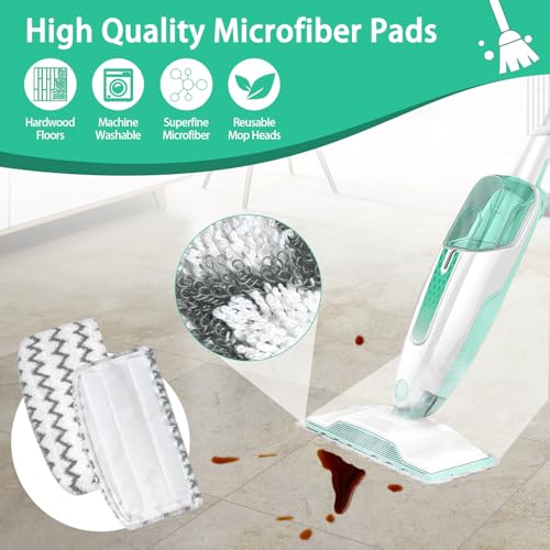 Heavy-Duty Shark Steam Mop Replacement Pads – S1000/S1001C Series, 4-Pack Microfiber Washable Pads
