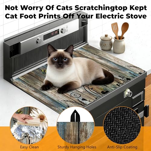 Daisy Variation Stove Top Cover for Electric Stoves - Heat-Resistant Silicone Protector