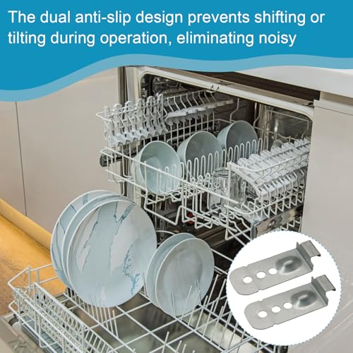 2Pcs Dishwasher Mounting Bracket Kit for Samsung – Heavy-Duty Stainless Steel