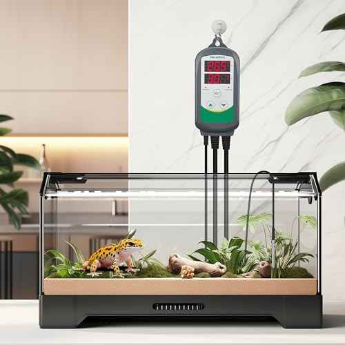 Inkbird ITC-308 Digital Temperature Controller 2-Stage Outlet Thermostat Heating and Cooling Mode Carboy Homebrew Fermenter Greenhouse Terrarium 110V 10A 1100W