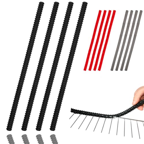 LeeYean 14in Oven Guards for Racks, 4-Pack Silicone Edge Protectors – Black