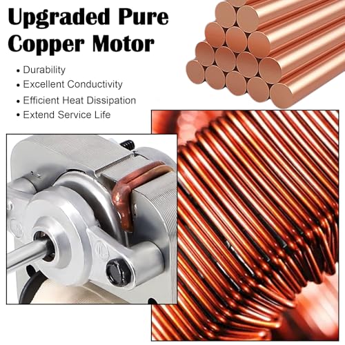 Hiorucet BP27 Fan Motor Replacement for Broan Nutone Bathroom Exhaust Fan - Model 678, 688, 663, 671