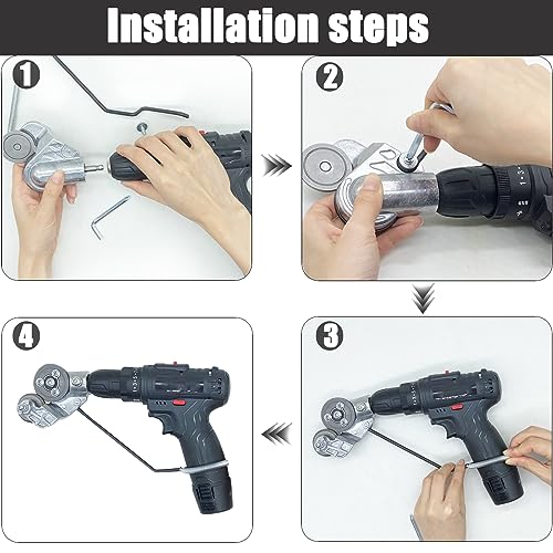 CZS Sheet Metal Cutter Drill Attachment for Electric Drills, Metal Shear Tool