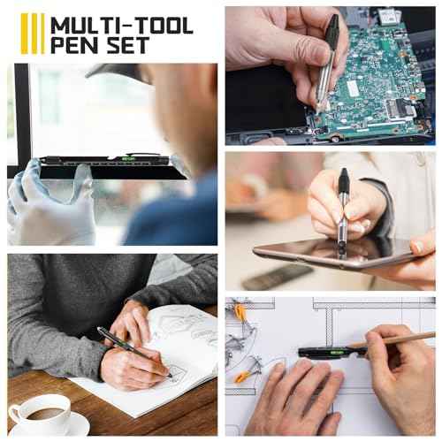 Gifts for Men Who Have Everything ? MAFEHAN 9-in-1 Multitool Pen with LED Light, Cool Gadgets & Gifts for Dad, Husband, Grandpa ? Christmas Gifts, Stocking Stuffers, White Elephant Ideas