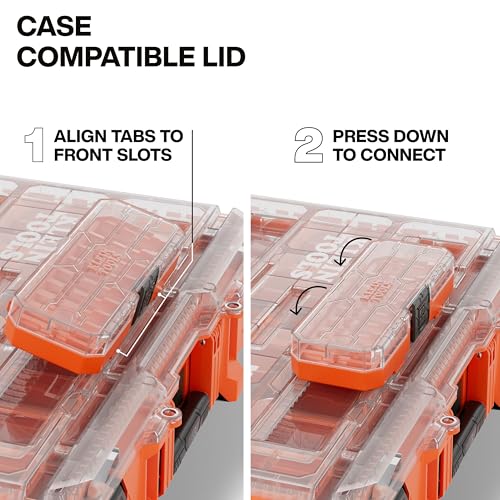 Klein Tools MODbox Full Width Component Box with 9 Removable Bins