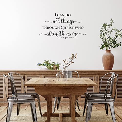 Be Still Bible Verse Stickers - Inspirational Peel & Stick Wall Decals, 4 Sheets