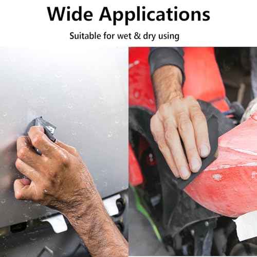 30PCS 150 Grit Sandpaper, 9 x 3.6 Inch Wet Dry Coarse Sand Paper for Wood Furniture Finishing Drywall Metal Sanding Paper, Automotive Sandpaper Sheets
