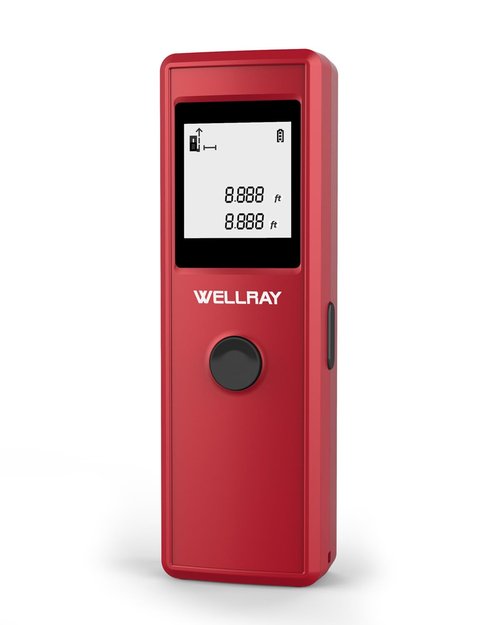 WELLRAY Lazer Measuring Tool Ft/in/Ft-in Units 165Ft Measurement Digital Handheld Laser Distance Meters
