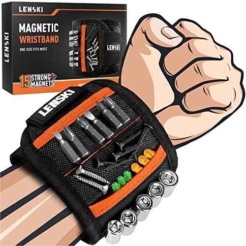Lenski Stocking Stuffers for Men Adults, Christmas Gifts for Men, Magnetic Wristband Tool Belts Dad Gifts for Men Unique, White Elephant Gifts for Adults, Cool Stuff Gadgets for Men