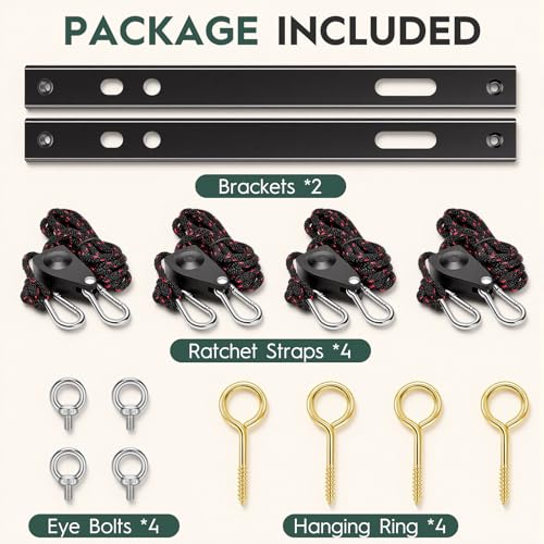 Heavy-Duty Dehumidifier Hanging Kit with 300 lb Load Capacity for Crawl Space & Basement