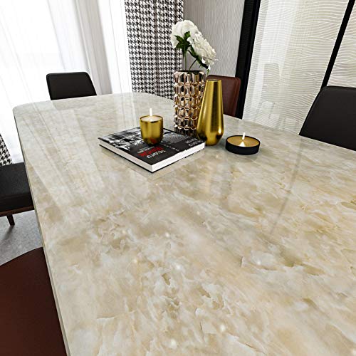 Marble Contact Paper for Cabinets Beige Marble Film Countertop Vinyl Peel and Stick Waterproof Granite Wallpaper Self Adhesive Contact Paper for Countertops Desk Decorative Wrap for Fridge 15.8"x78.7"