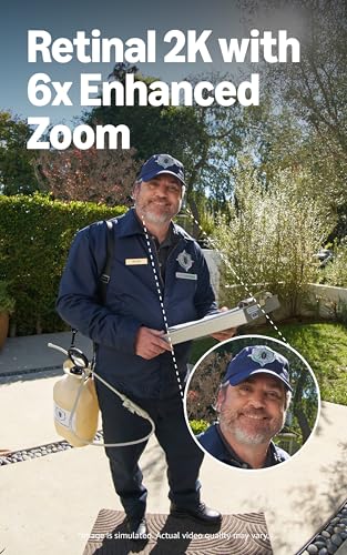 Ring Wired Doorbell 2K with Wide-Angle Video, 6x Zoom & Two-Way Talk - Newest Model - Doorbell Variation
