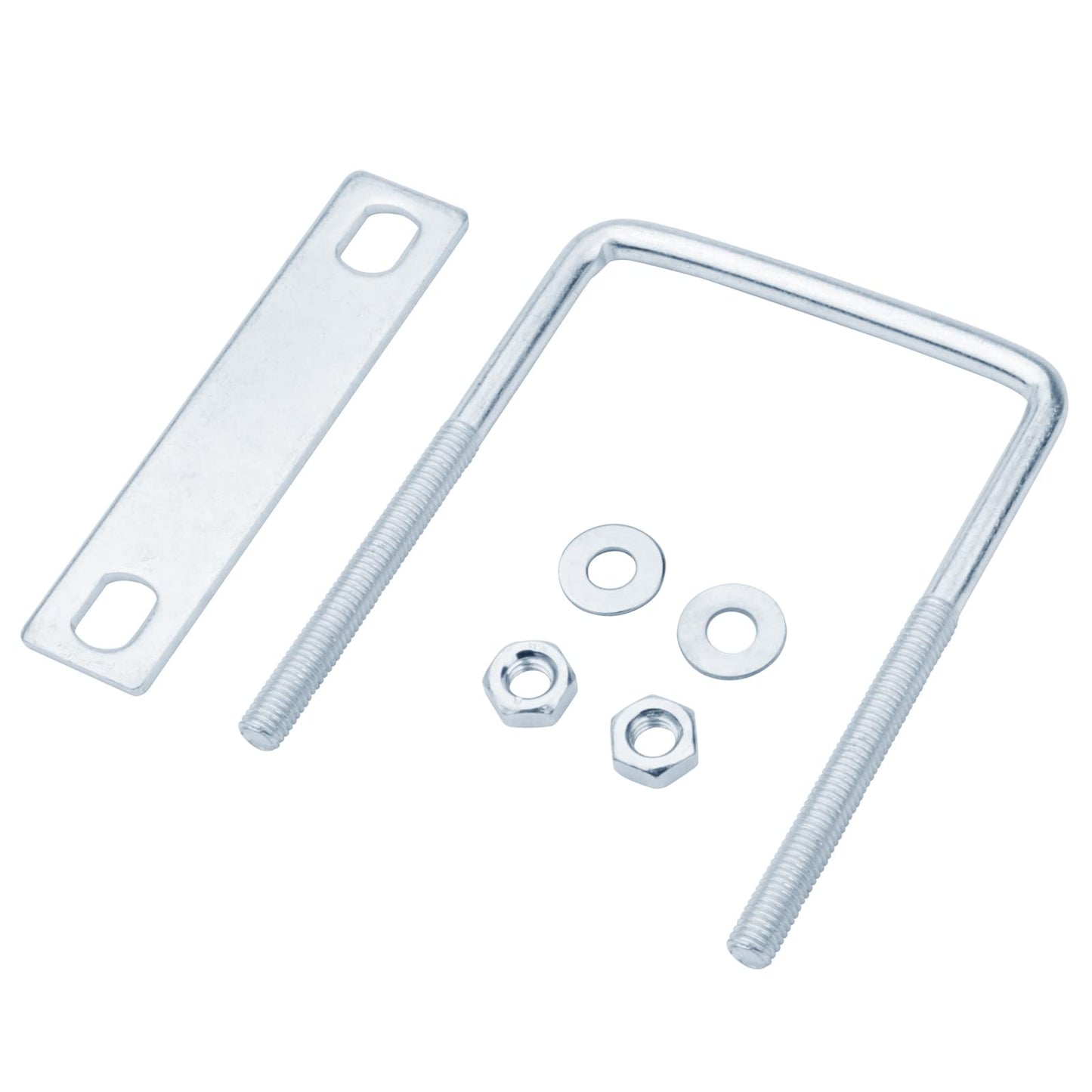 YIDU69Q 6 PCS Square U-Bolts for Trailer, 3/8" x 4" x 6", Galvanized Steel