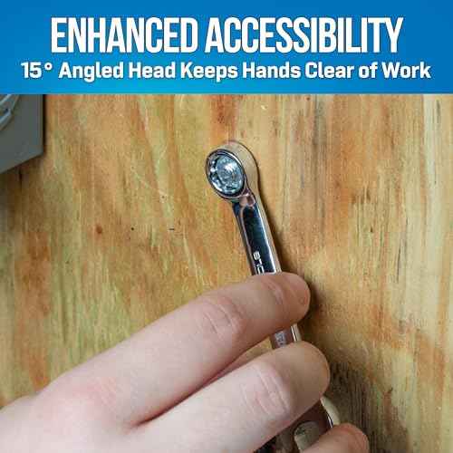 Jonard Tools CWS-716 Combo Stubby Wrench, 7/16"