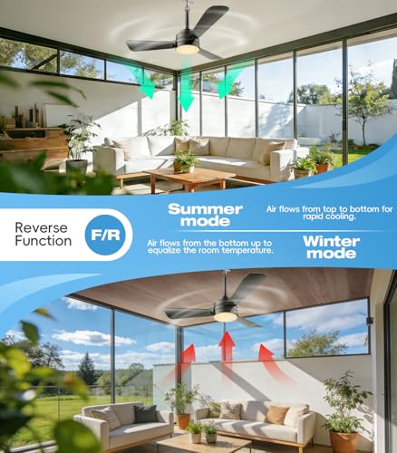 Aetherlume 28 Inch Plug-in Ceiling Fan Light with Remote, Dimmable 3CCT LED, Reversible for Bedroom Garage Tent Porch Kitchen