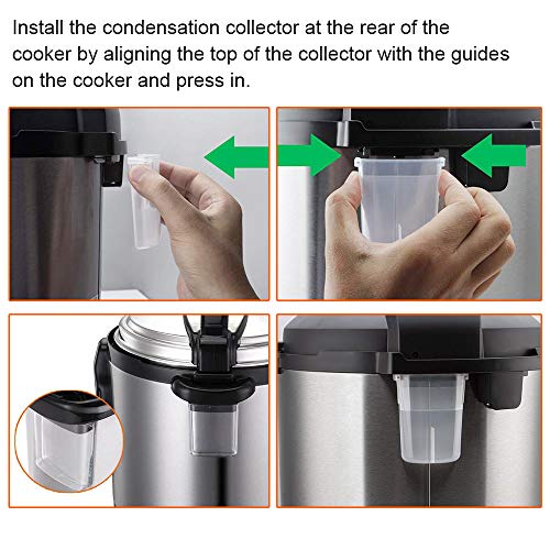 ZoneFly Condensation Collector Cup Replacement for Instant Pot DUO/ULTRA/LUX 5-8 Quart