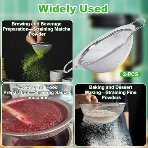 2-Pack Nama J2 Compatible Juice Strainer 50 & 30 Mesh – Stainless Steel