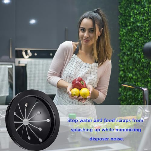 Dueecasebit 1+1 Pack 3-1/8 Inch Garbage Disposal Splash Guard & Sink Stopper