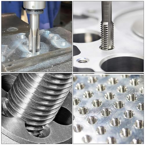 M14 x 1.5 Metric Thread Tap and Die Set, M14 x 1.5mm High-speed Steel Machine Tap Die Set Right Hand Tap and Round Thread Die