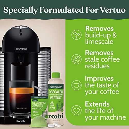 Nespresso Vertuo Descaling & Cleaning Kit by Roobi – Eco-Friendly
