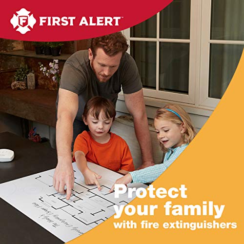 First Alert EZ Fire Spray - 32 Seconds Portable Fire Extinguisher - Single Pack