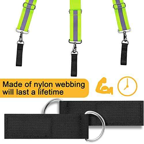 Heavy Duty Tool Belt Loop, 4pcs Suspender Loop, Suspender Attachment, Tool Belt Strap Connectors, Tool Belt Accessories, Suspender Loop Hook Attachment