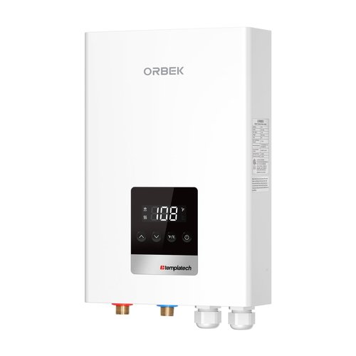 18kW Tankless Water Heater Electric, ORBEK 240 Volt On Demand Instant Hot Water Heater, with LED Digital Display, ETL Certified, Up to 4.17 GPM for 2-3 Point of Use throughout the Whole House