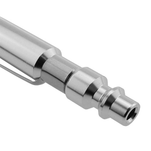 Begot 1 Pack Adjustable Pocket Air Blow Gun, Industrial Style "M" 1/4" Quick Plug, Portable Air Blower Pen for Dust Cleaning, Aluminum Alloy
