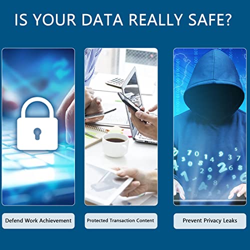 USB Fingerprint Reader, Portable Security Key Biometric Fingerprint Scanner for 10 11 32/64 Bits, 360 Degrees Touch Fast Matching