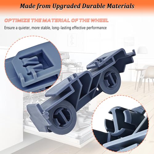 EfenaLife WD28X27241 Dishwasher Lower Rack Carrier & Roller Kit for GE (Replaces WD12X10438/39/46/47/22656/22657) – 1 Pcs