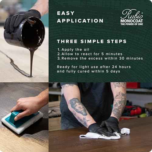 Rubio Monocoat Wood Stain & Finish Sample - Gris Beige | Oil Plus Part A | Quick-Dry, Eco-Friendly Linseed Wood Oil for Indoor Use | Ideal for Sampling Oil Plus 2C & Touch Ups | 20 mL