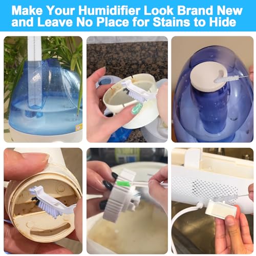 XANGNIER Humidifier Cleaning Brush Kit 8 Pcs Multicolor - Deep Clean