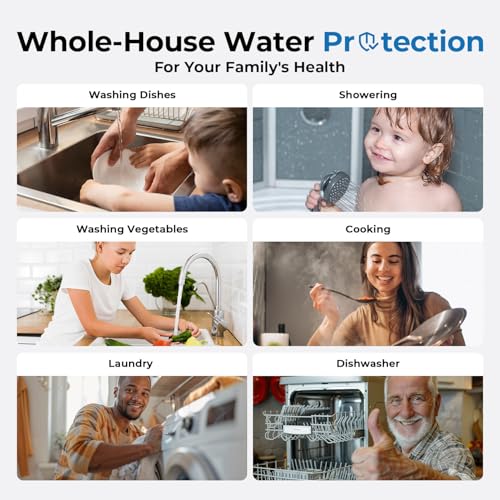 iSpring Whole House Water Filter System - Iron, Manganese, H2S Removal