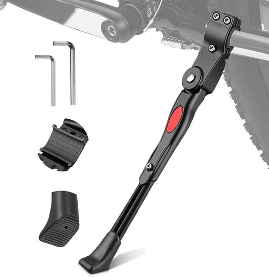 Adjustable Bicycle Kickstand, Bike Side Support Kick Stand for 22 24 26 Inch Mountain Bike and 700 Road Bike