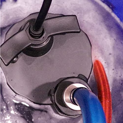 Chromex Tankless Water Heater Flush Kit with NSF Descaler & 1/6HP Pump - 1 Quart with Standard Hoses