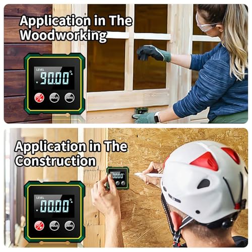 Laidawei Digital Angle Finder with Laser Level – 360° Inclinometer