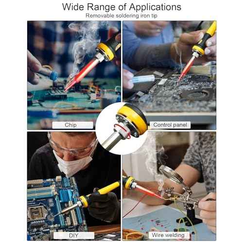 Soldering Iron Station Compatible with Dewalt 20V/18V DCB203 DCB204 DCB205 DCB206 Battery, Portable Cordless Soldering Iron Station Tool for DIY Appliance Repair Wire Welding (Battery NOT Included)