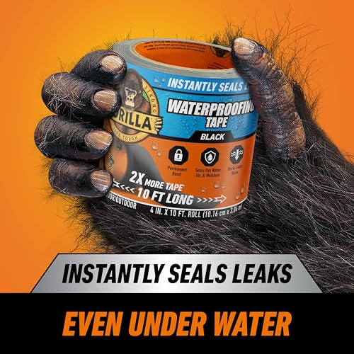 GORILLA Waterproofing Tape Black 4