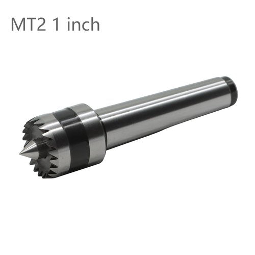 Yunnergo Wood Lathe Drive Center MT2 with 1 inch Crown Wood Lathe Turning Tool