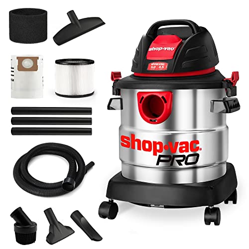 Shop-Vac 5 Gallon 4.5 Peak HP Wet/Dry Vacuum Cleaner with Accessories